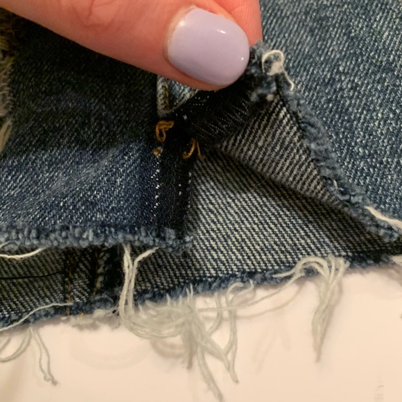 JBD Distressed Denim Skirt - Picture 6 of 7